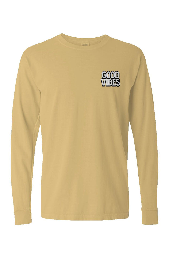 Good Vibes Long Sleeve Unisex Tee - Swash Peak