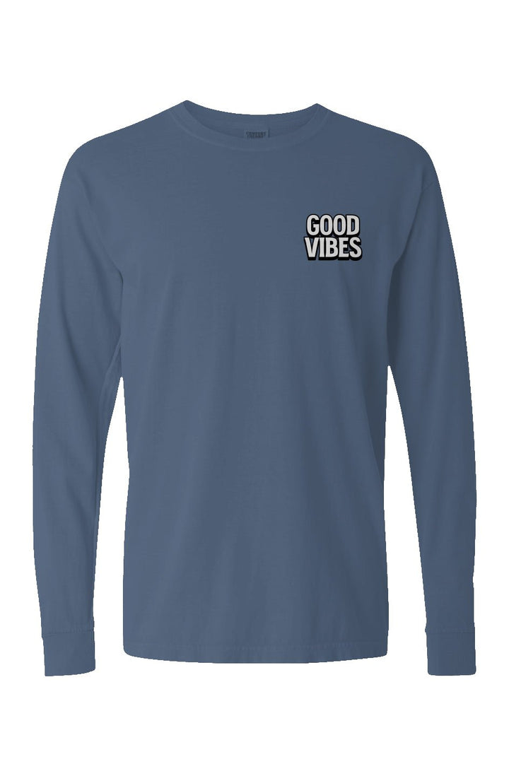 Good Vibes Long Sleeve Unisex Tee - Swash Peak