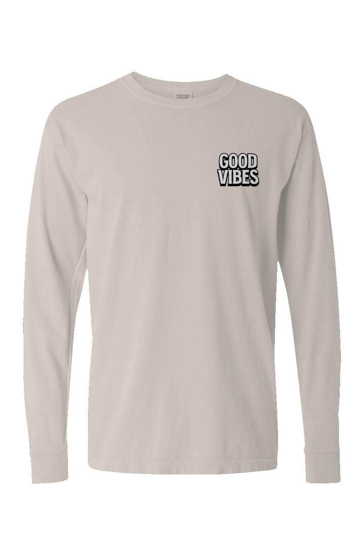 Good Vibes Long Sleeve Unisex Tee - Swash Peak