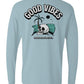 Good Vibes Long Sleeve Unisex Tee - Swash Peak