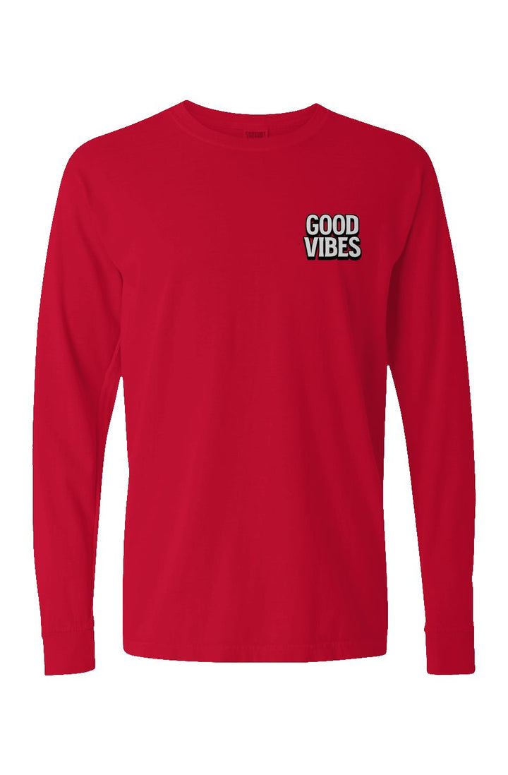 Good Vibes Long Sleeve Unisex Tee - Swash Peak