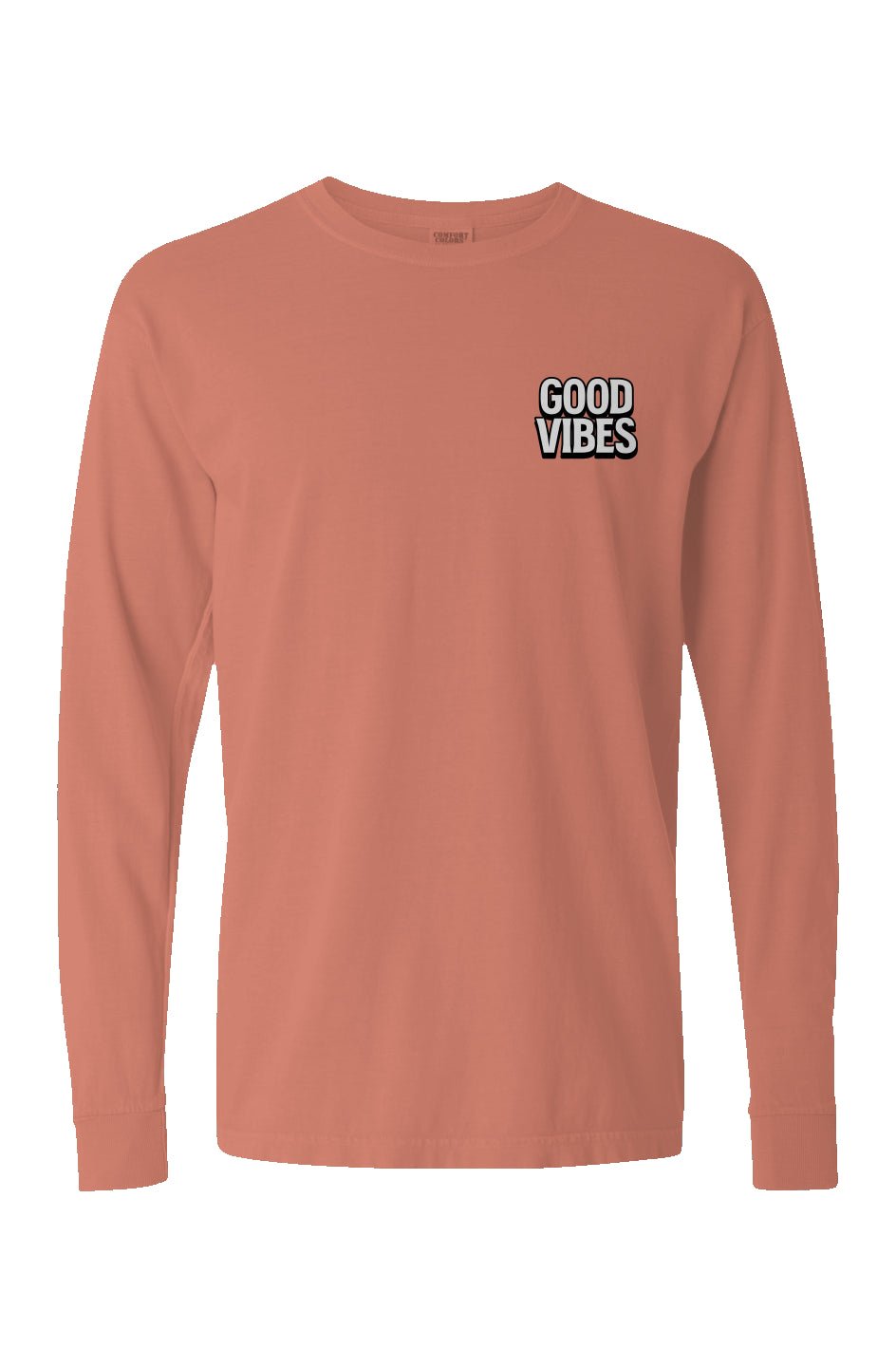 Good Vibes Long Sleeve Unisex Tee - Swash Peak