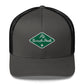 Green Back Trucker Hat - Swash Peak