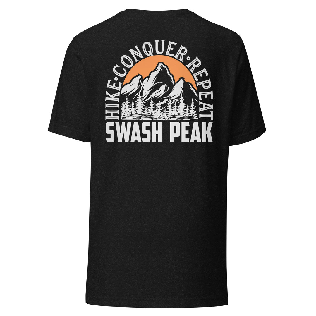 Hike. Conquer. Repeat. Unisex Tee - Swash Peak