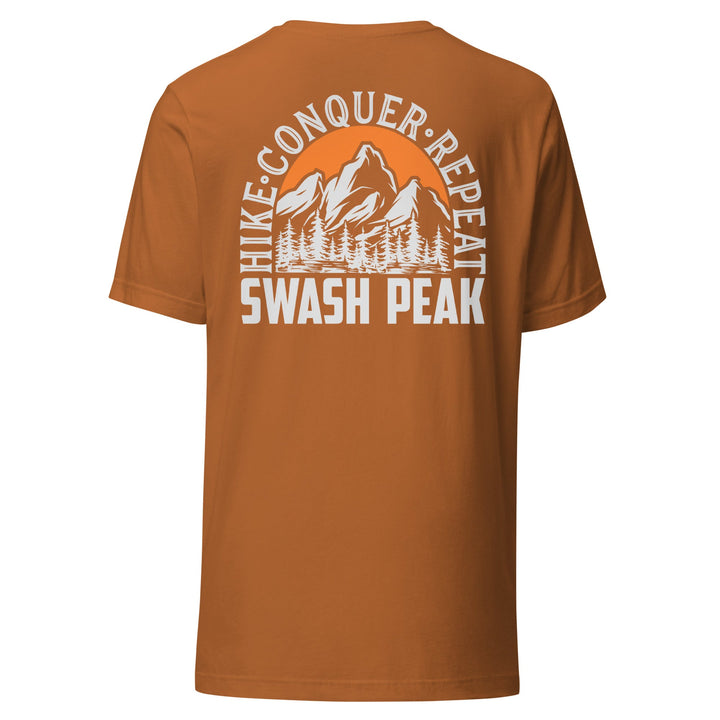 Hike. Conquer. Repeat. Unisex Tee - Swash Peak