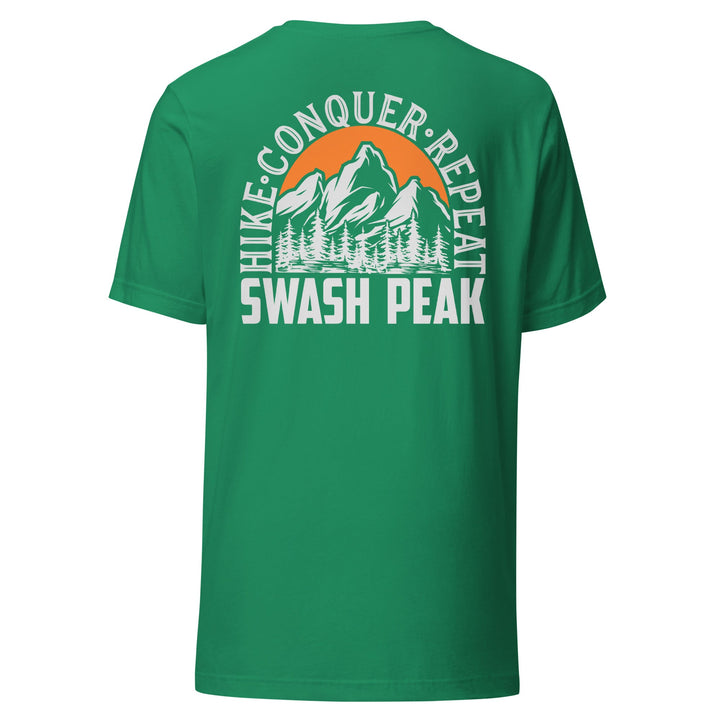 Hike. Conquer. Repeat. Unisex Tee - Swash Peak