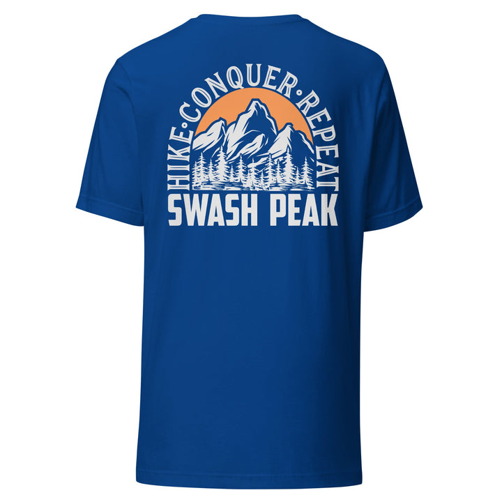 Hike. Conquer. Repeat. Unisex Tee - Swash Peak