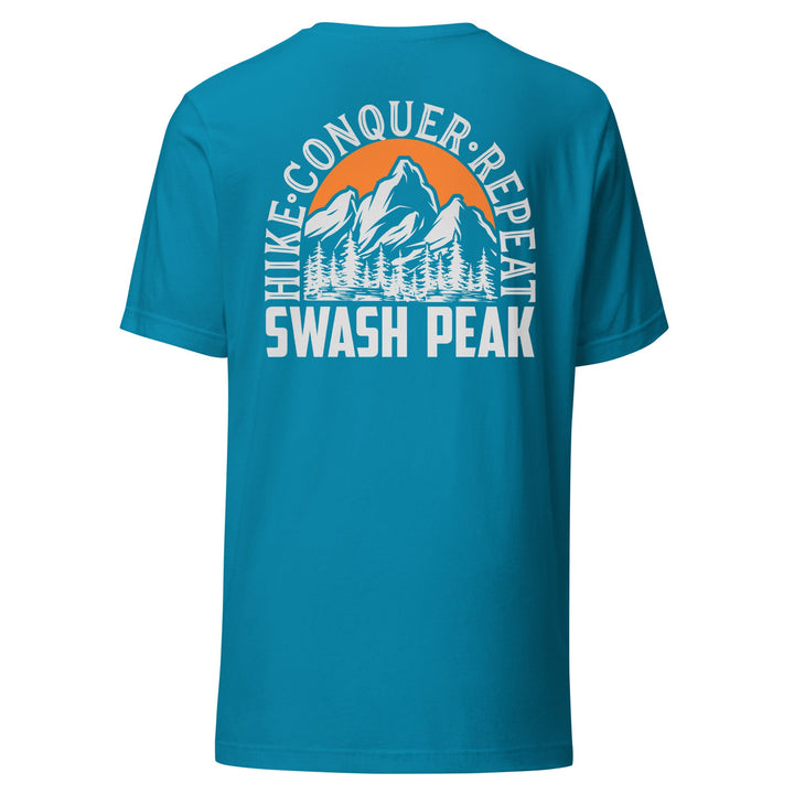 Hike. Conquer. Repeat. Unisex Tee - Swash Peak