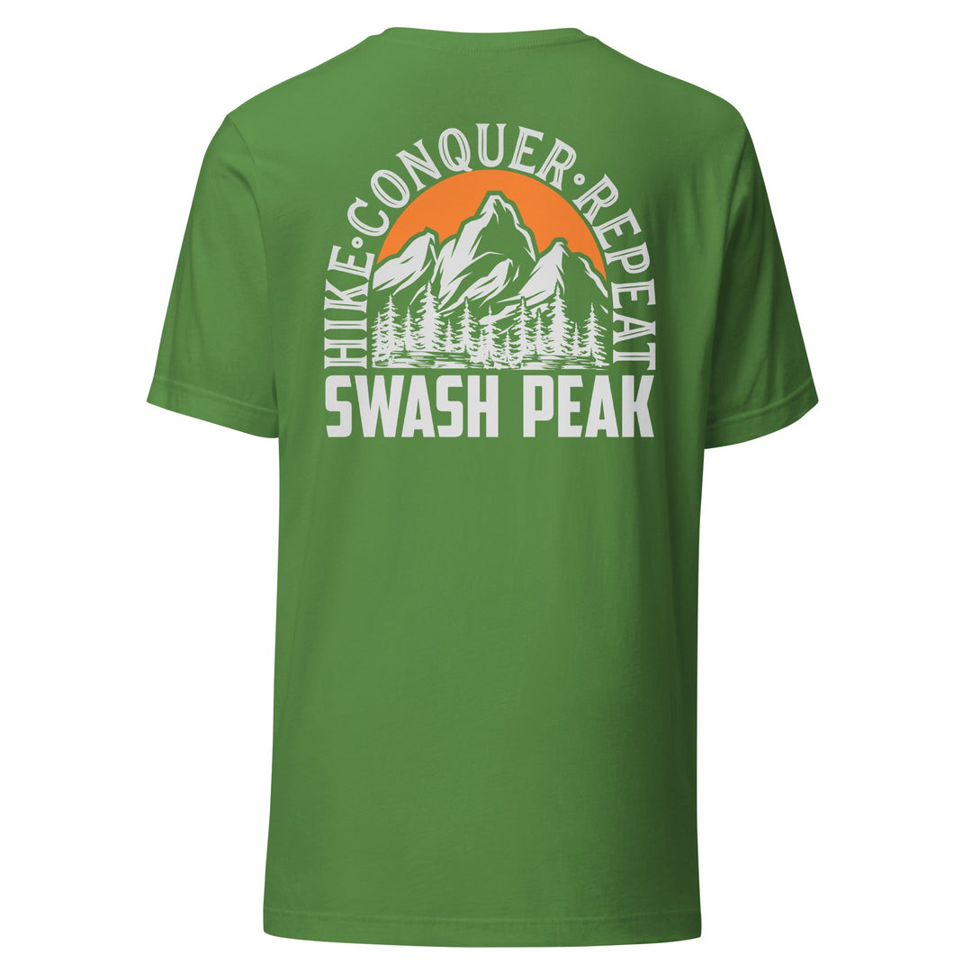 Hike. Conquer. Repeat. Unisex Tee - Swash Peak