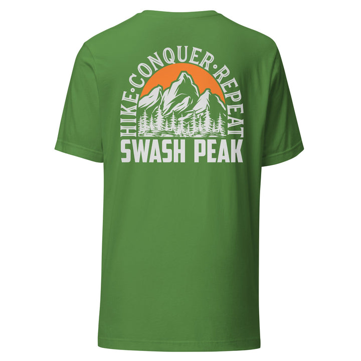 Hike. Conquer. Repeat. Unisex Tee - Swash Peak