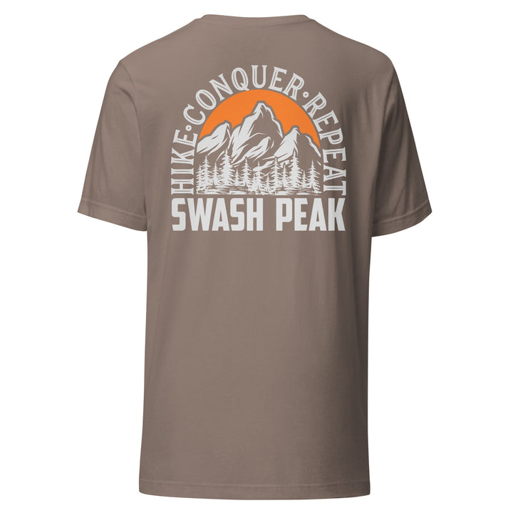 Hike. Conquer. Repeat. Unisex Tee - Swash Peak