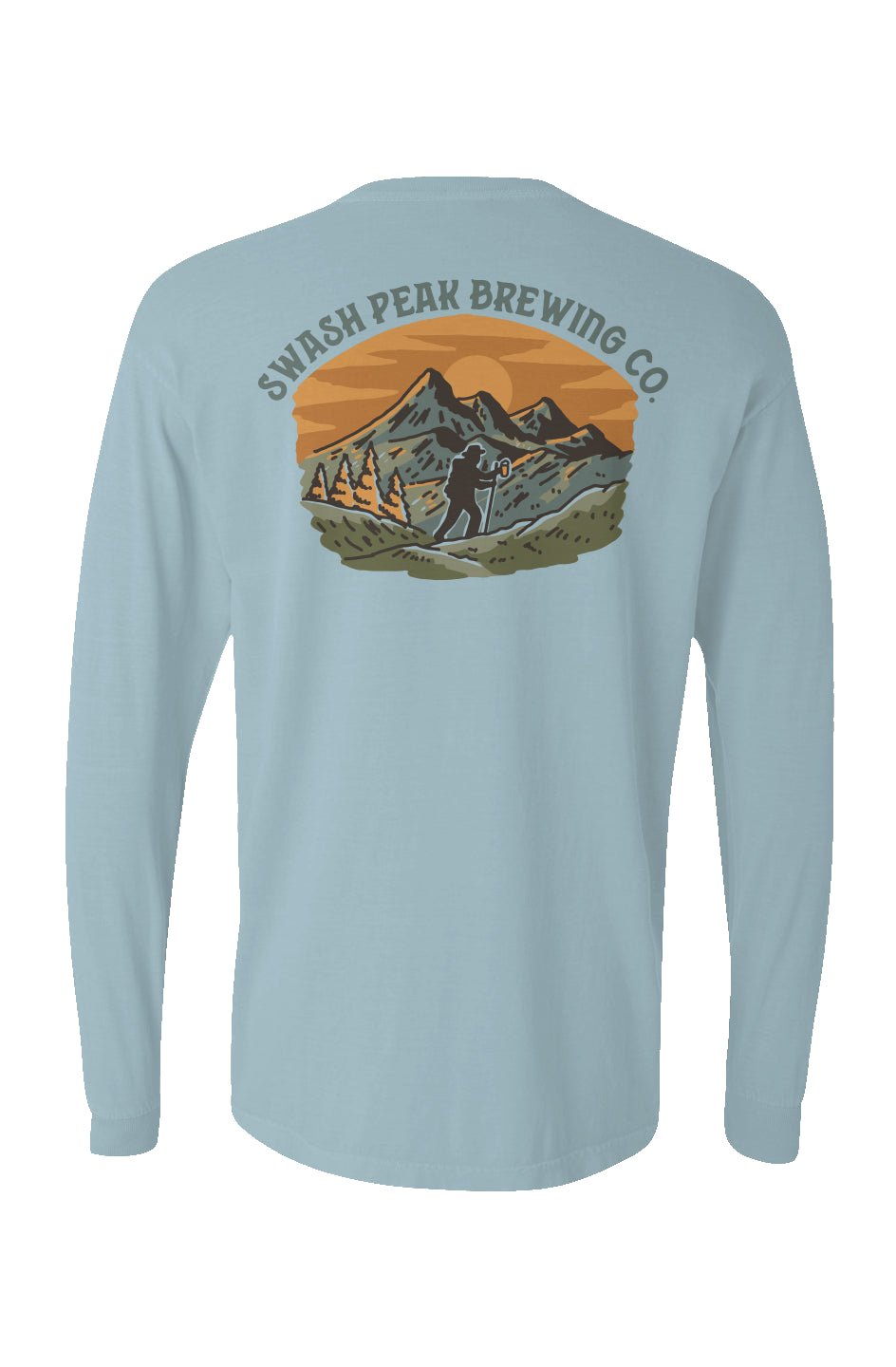 Hiking Beers Long Sleeve Unisex Tee - Swash Peak