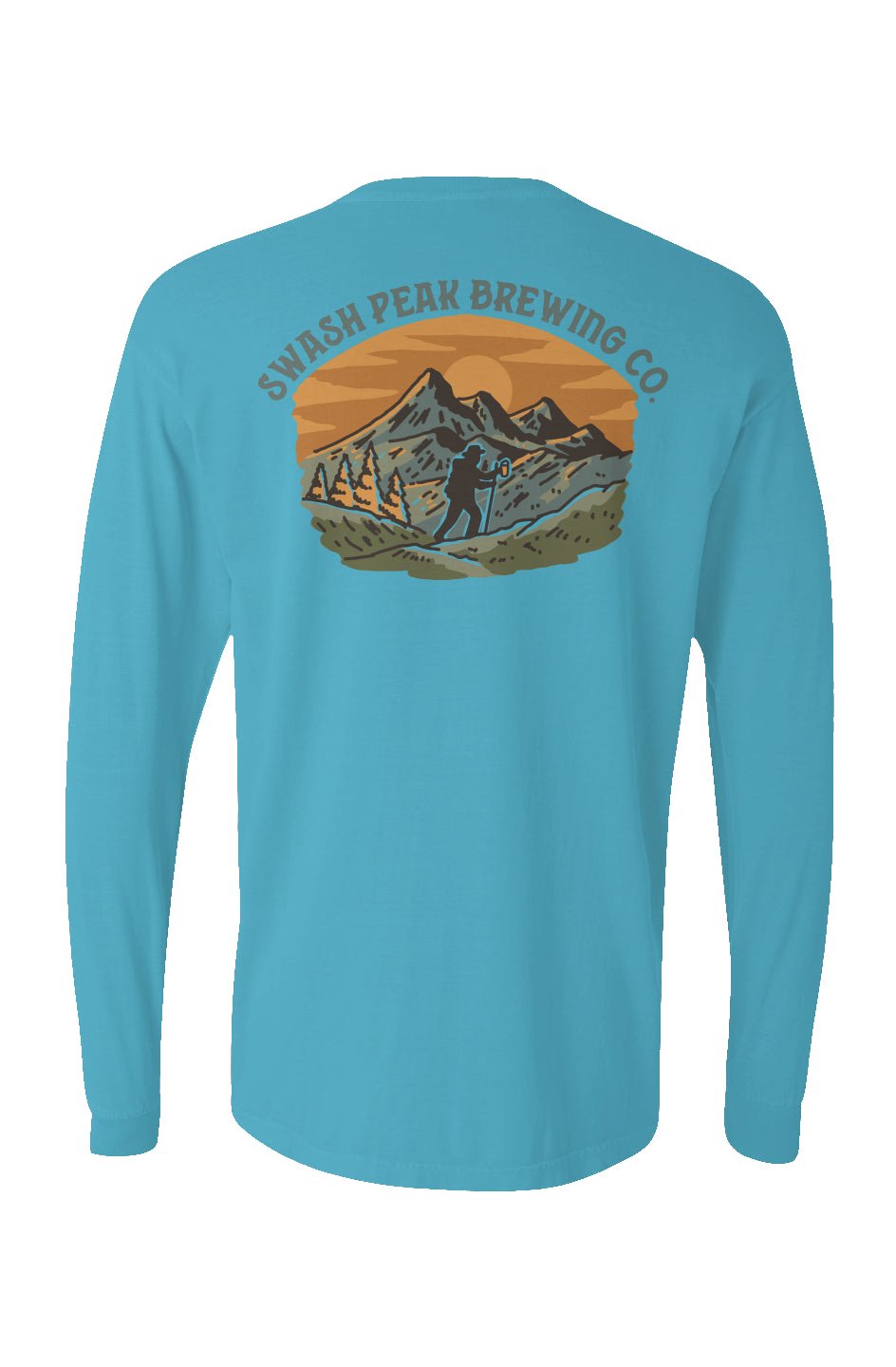 Hiking Beers Long Sleeve Unisex Tee - Swash Peak