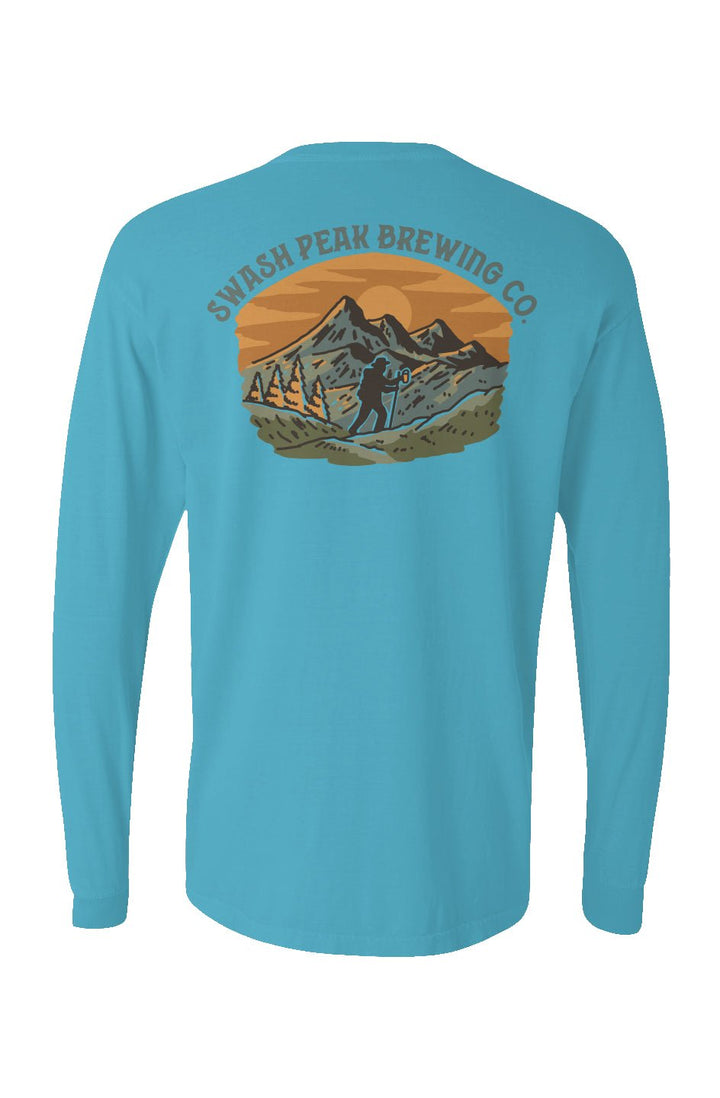 Hiking Beers Long Sleeve Unisex Tee - Swash Peak