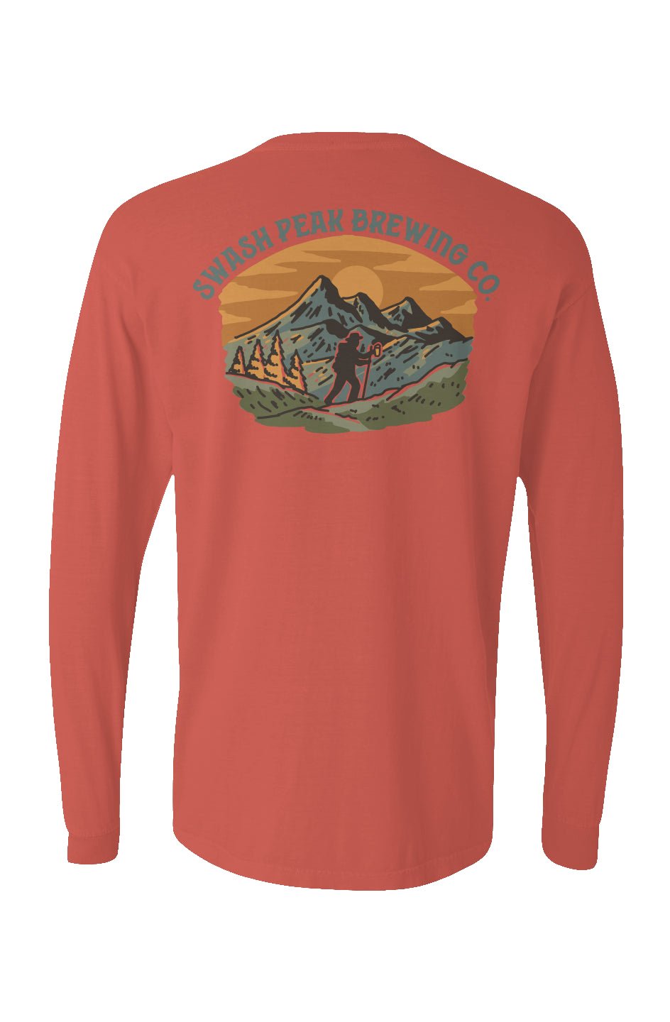 Hiking Beers Long Sleeve Unisex Tee - Swash Peak