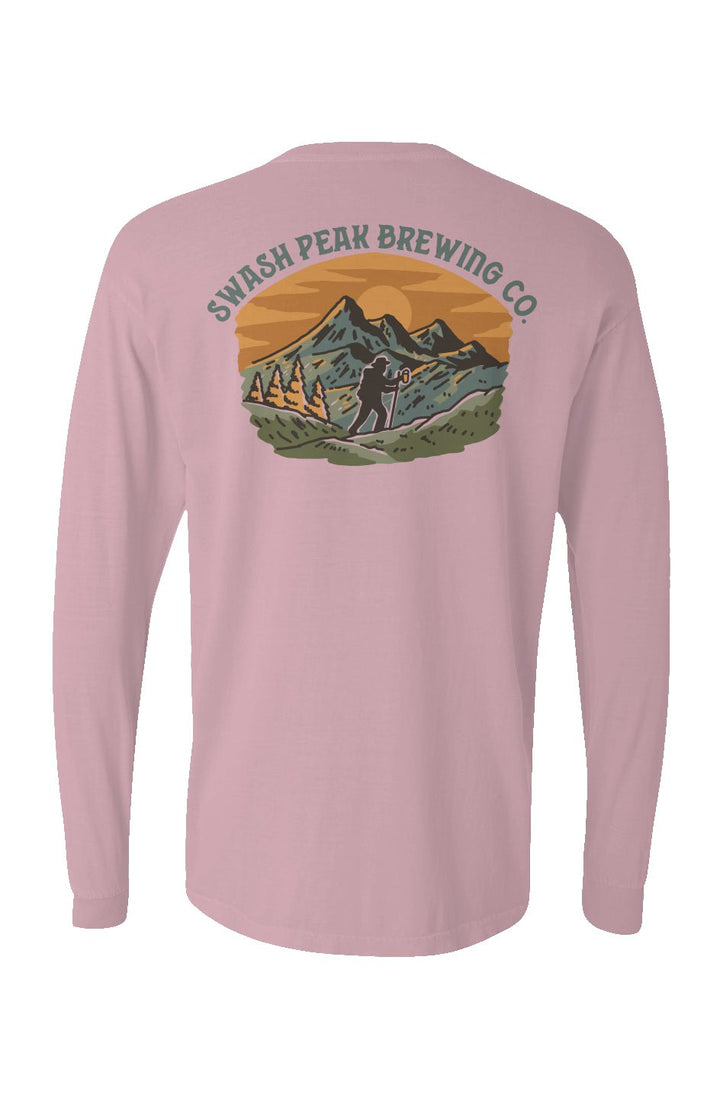 Hiking Beers Long Sleeve Unisex Tee - Swash Peak