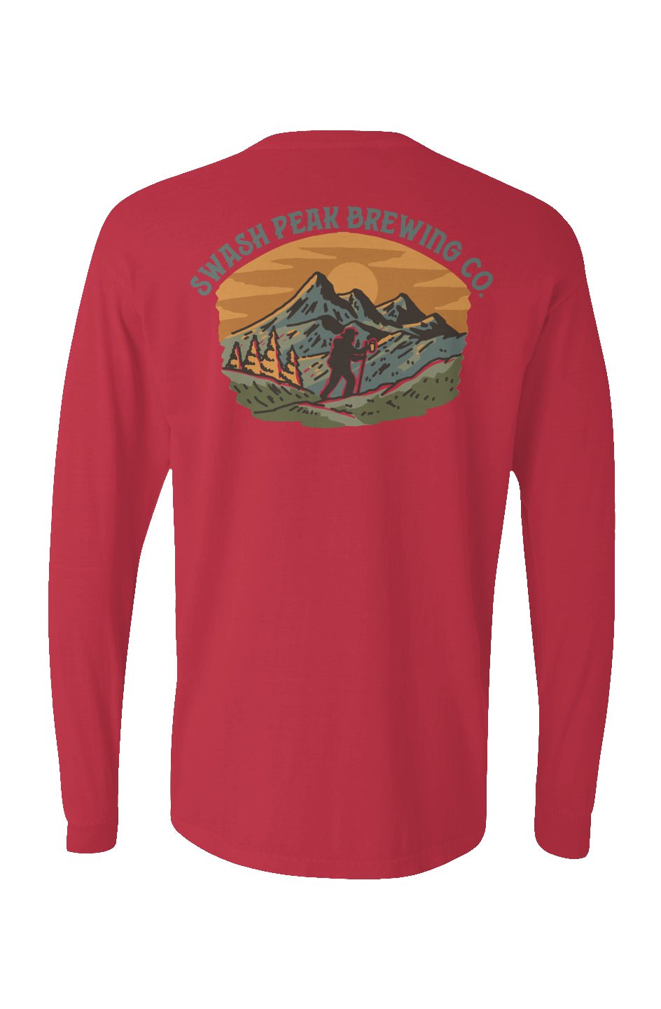 Hiking Beers Long Sleeve Unisex Tee - Swash Peak