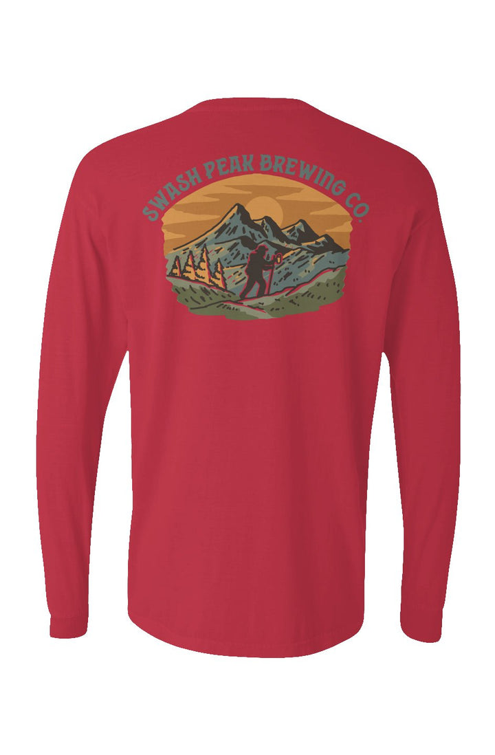 Hiking Beers Long Sleeve Unisex Tee - Swash Peak