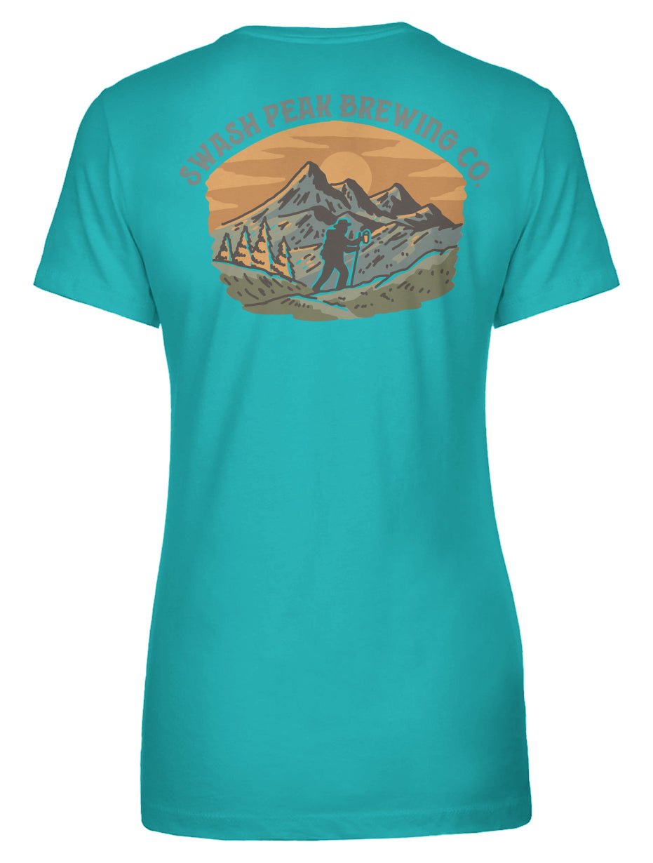 Hiking Beers Women's Tee - Swash Peak