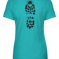 Hiking Bootprint Women's Tee - Swash Peak