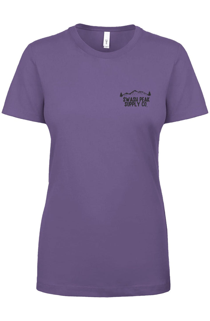 Hiking Bootprint Women's Tee - Swash Peak