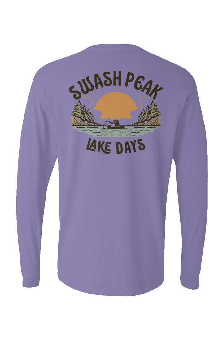 Lake Days Long Sleeve Unisex Tee - Swash Peak