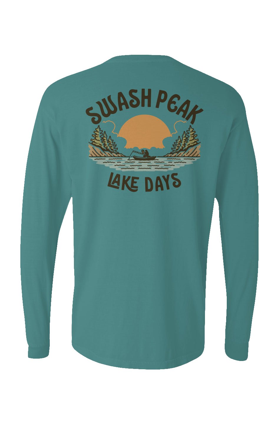 Lake Days Long Sleeve Unisex Tee - Swash Peak