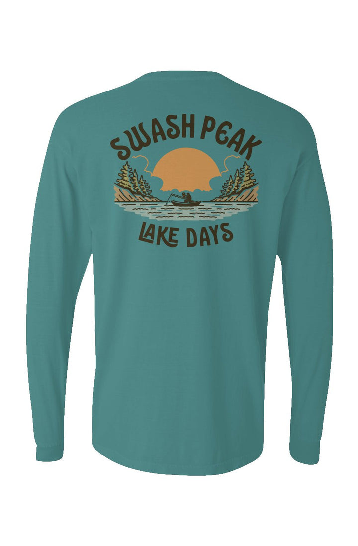 Lake Days Long Sleeve Unisex Tee - Swash Peak