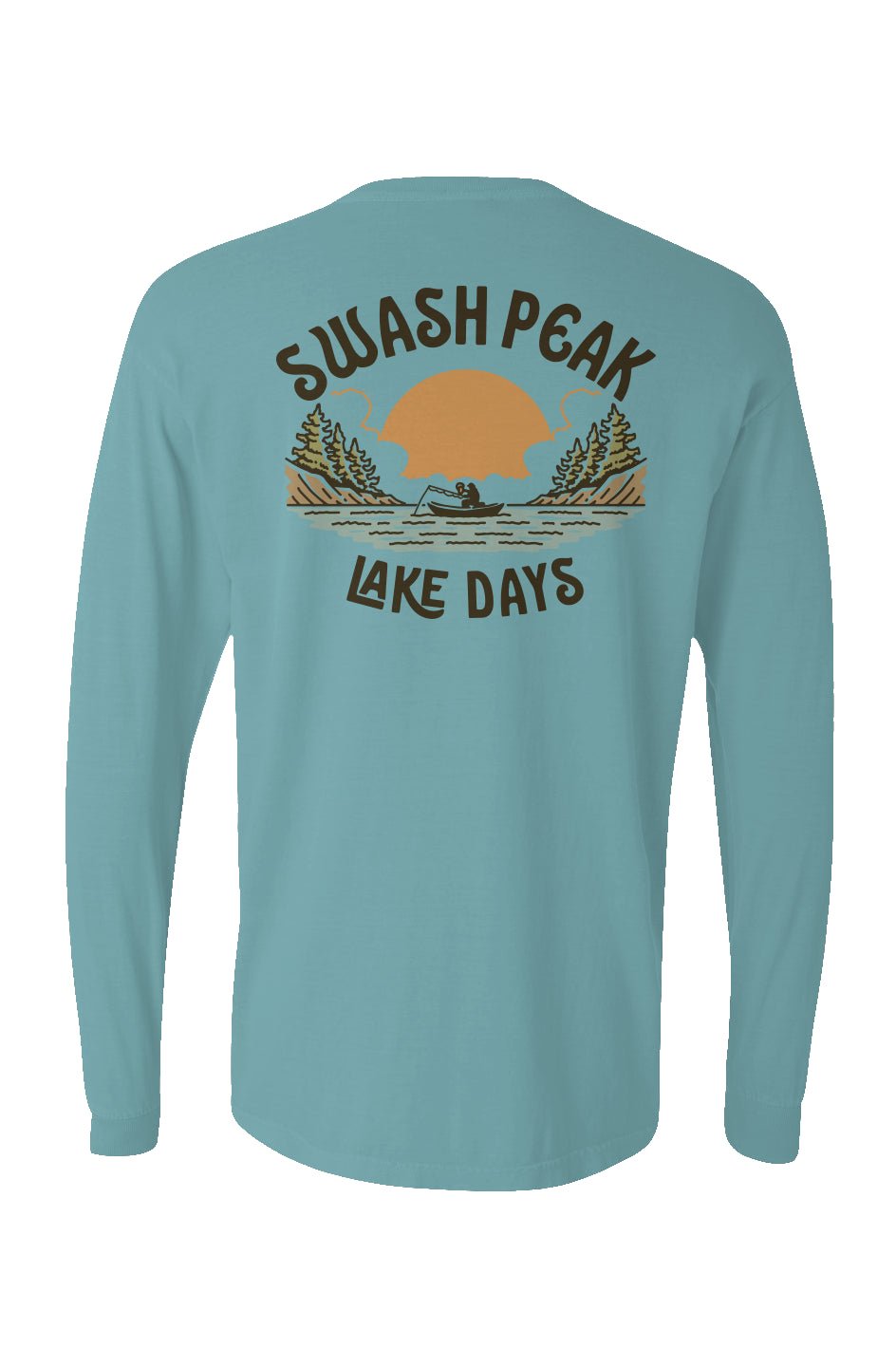 Lake Days Long Sleeve Unisex Tee - Swash Peak