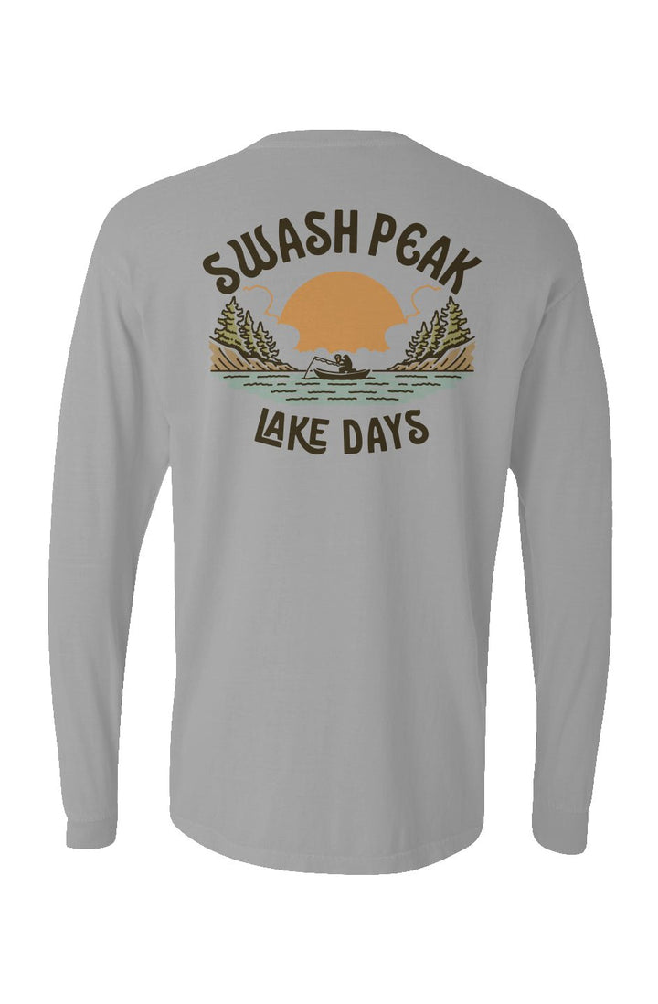 Lake Days Long Sleeve Unisex Tee - Swash Peak