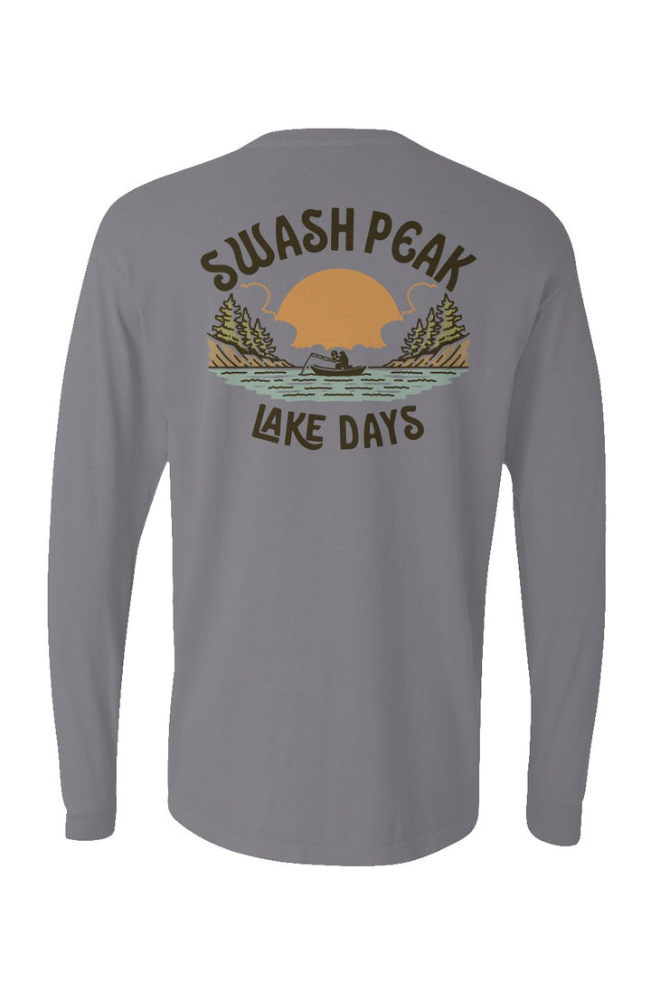 Lake Days Long Sleeve Unisex Tee - Swash Peak