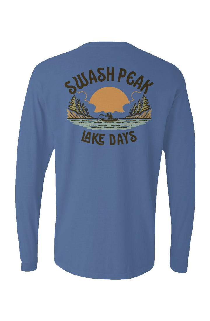 Lake Days Long Sleeve Unisex Tee - Swash Peak