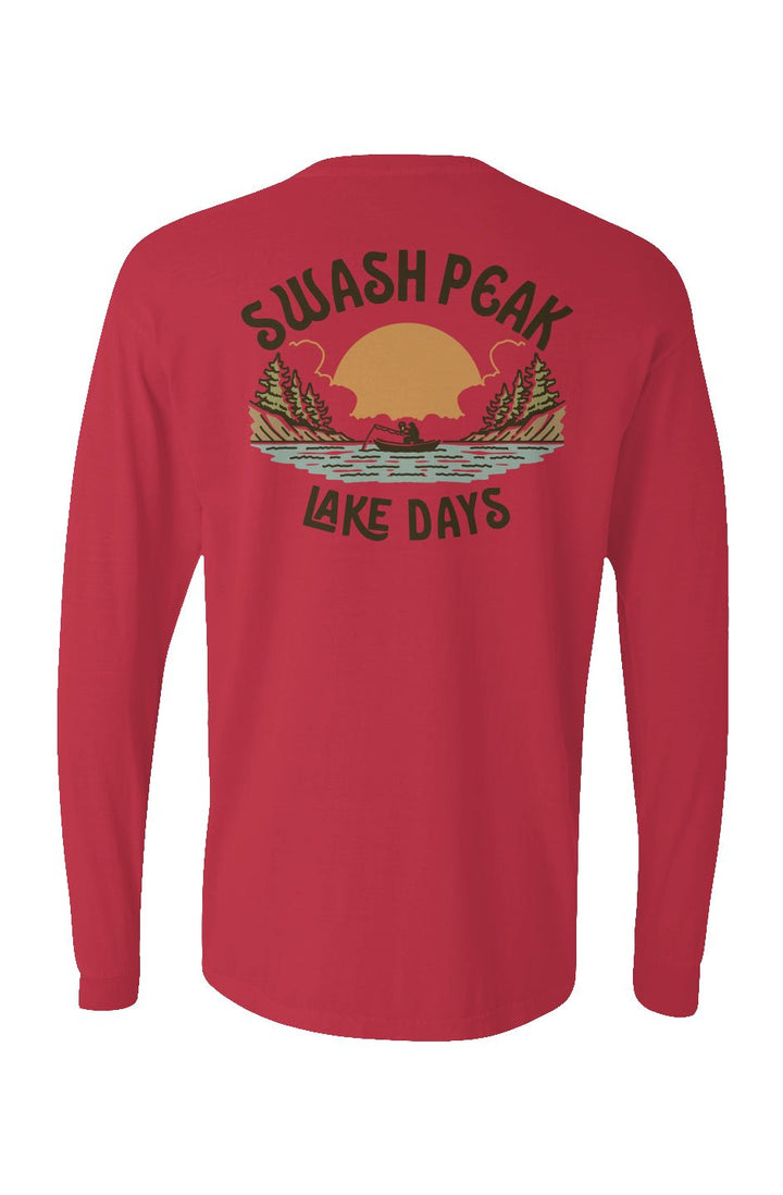Lake Days Long Sleeve Unisex Tee - Swash Peak