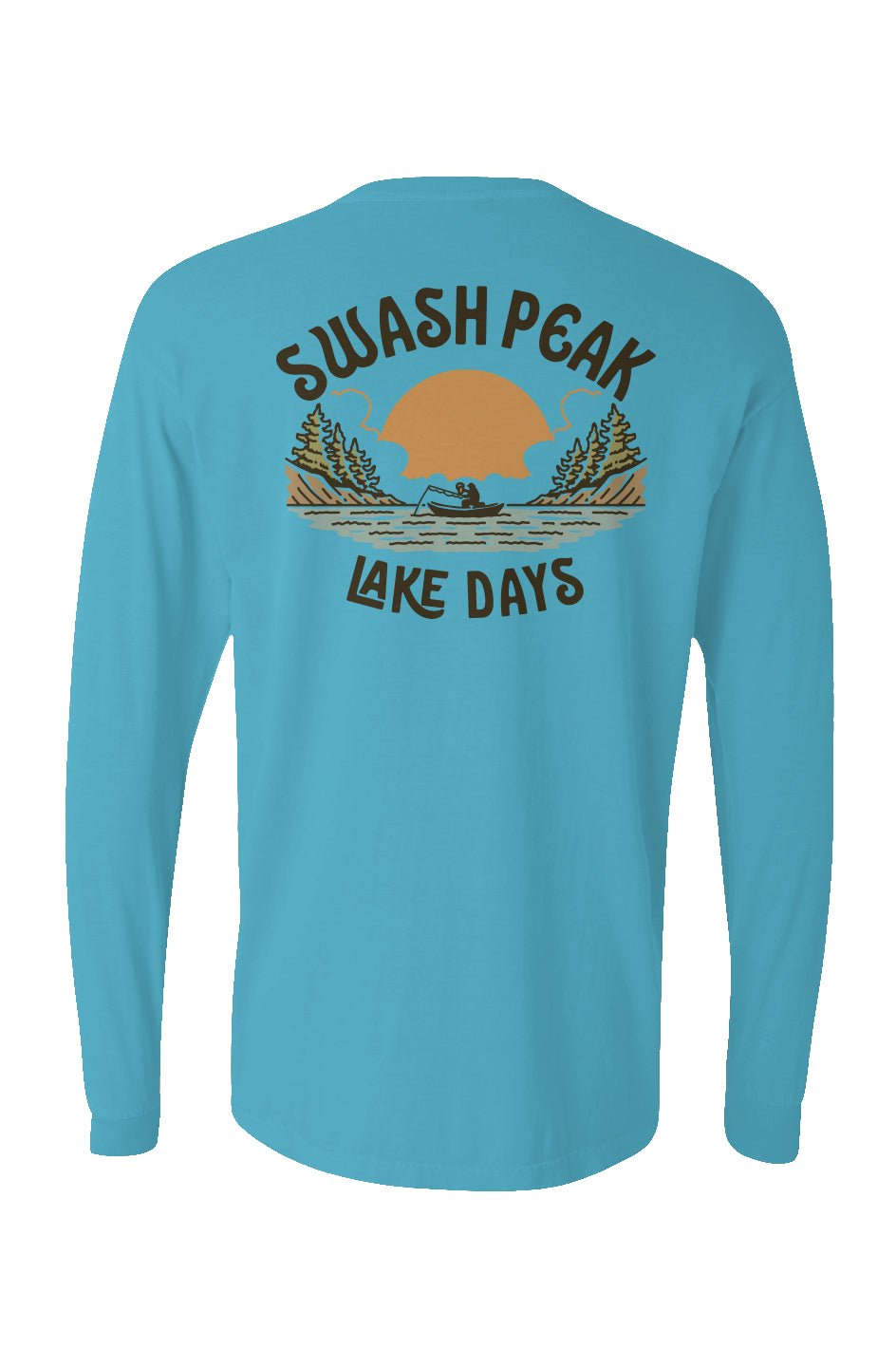 Lake Days Long Sleeve Unisex Tee - Swash Peak