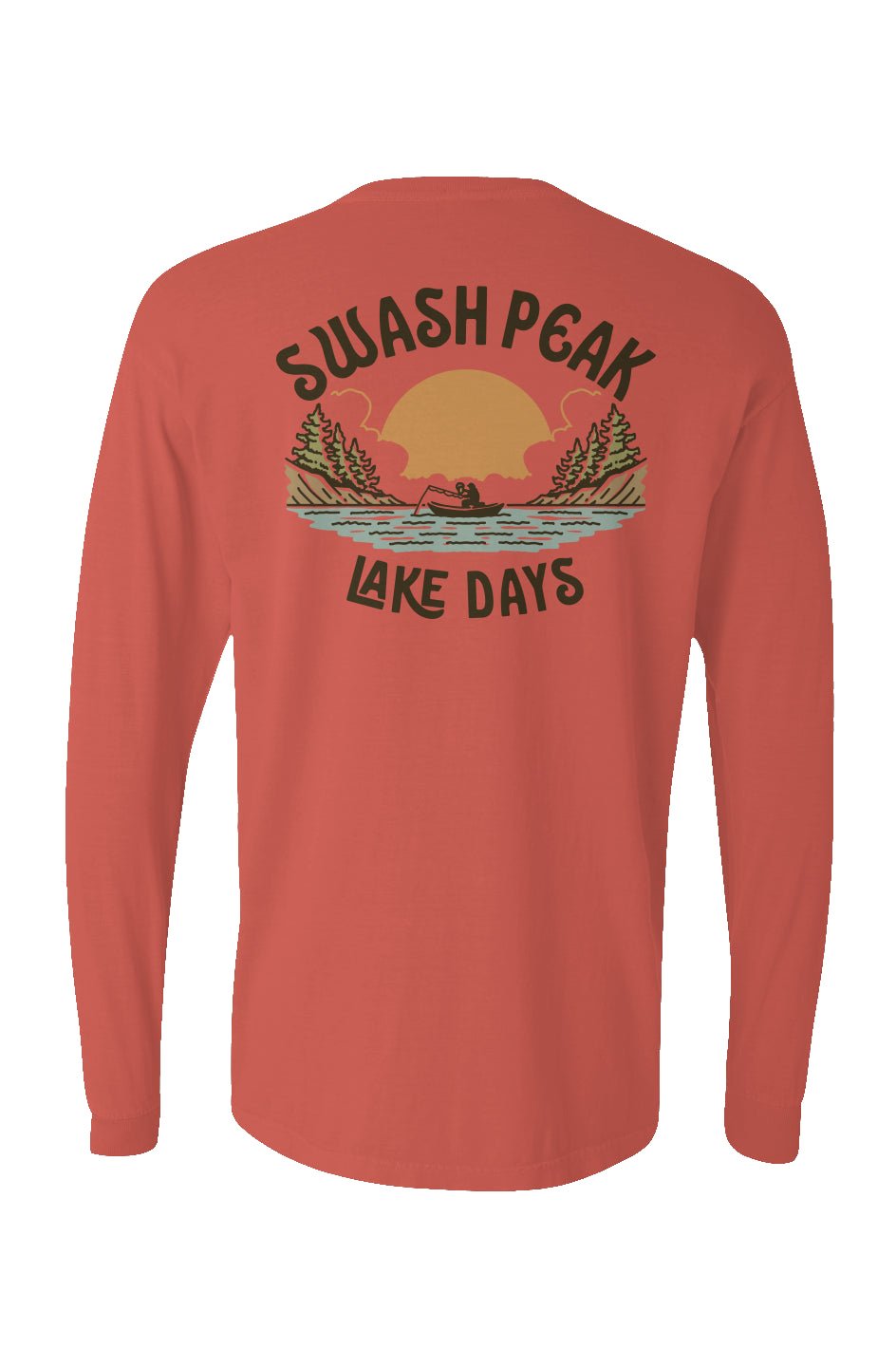 Lake Days Long Sleeve Unisex Tee - Swash Peak