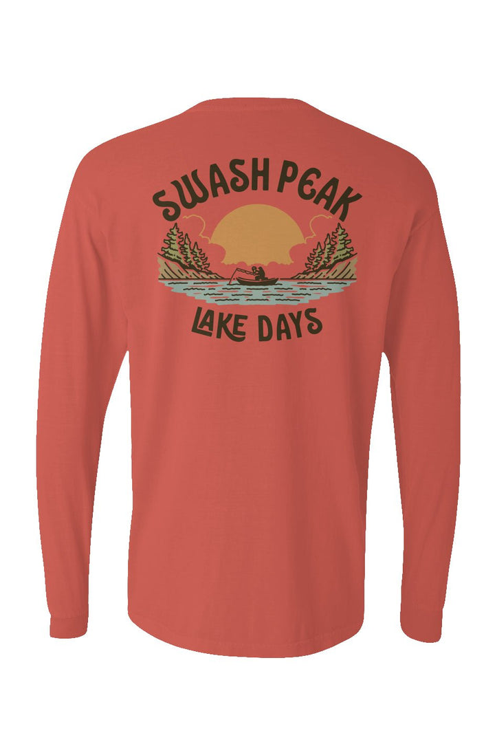 Lake Days Long Sleeve Unisex Tee - Swash Peak