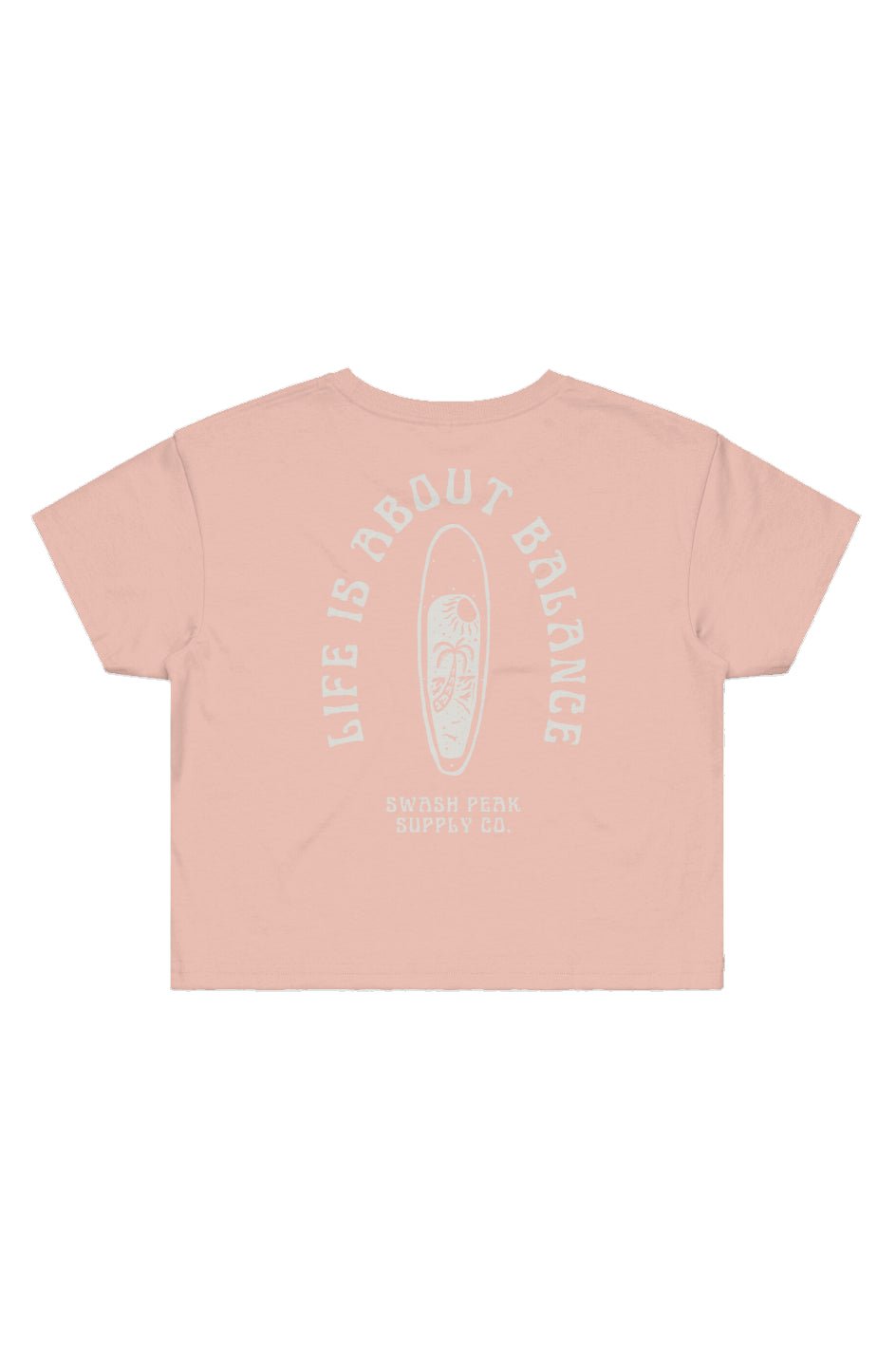 Life is About Balance Cropped Tee - Swash Peak