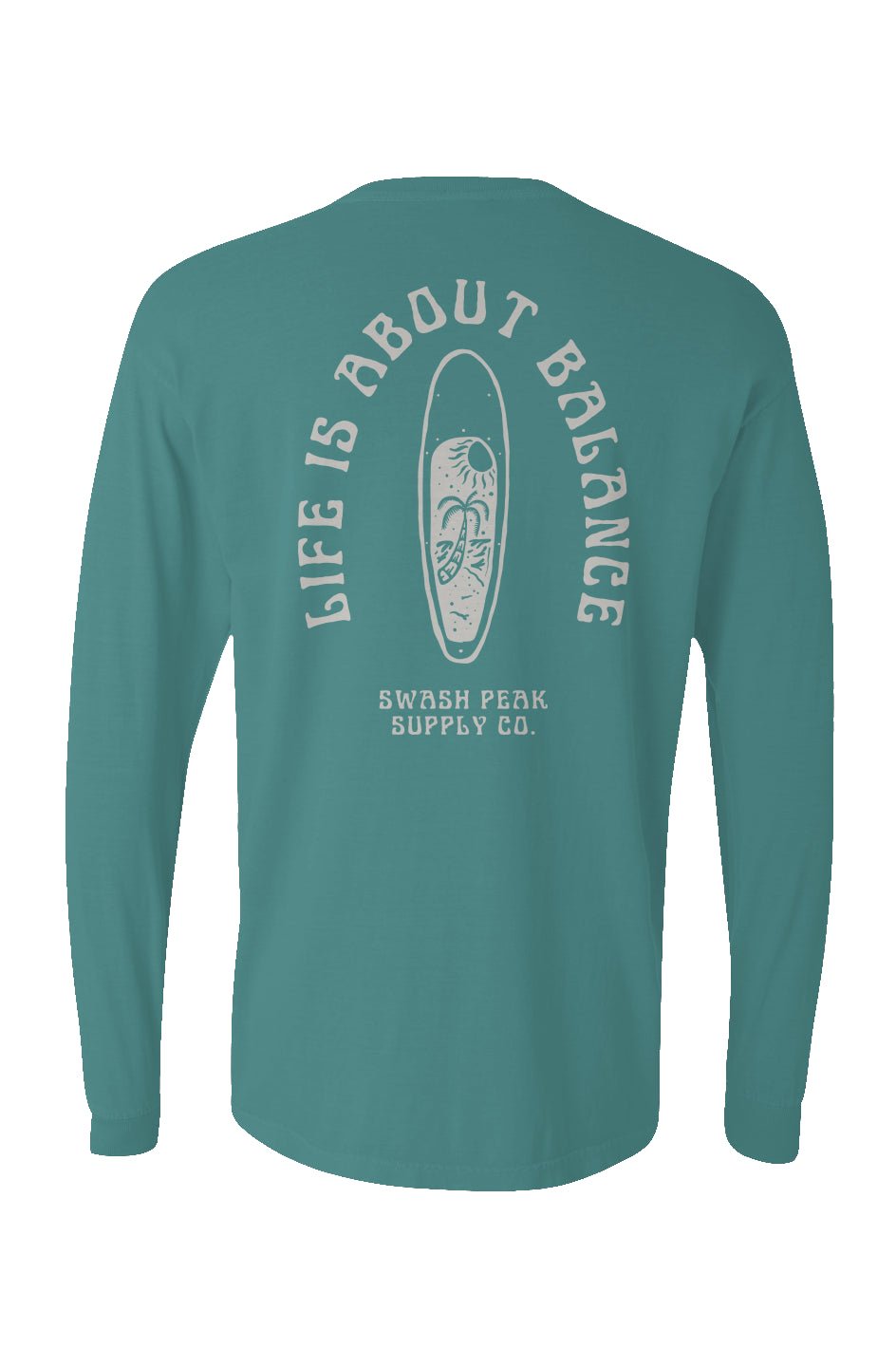 Life Is About Balance Long Sleeve Unisex Tee - Swash Peak