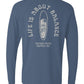 Life Is About Balance Long Sleeve Unisex Tee - Swash Peak