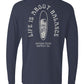 Life Is About Balance Long Sleeve Unisex Tee - Swash Peak