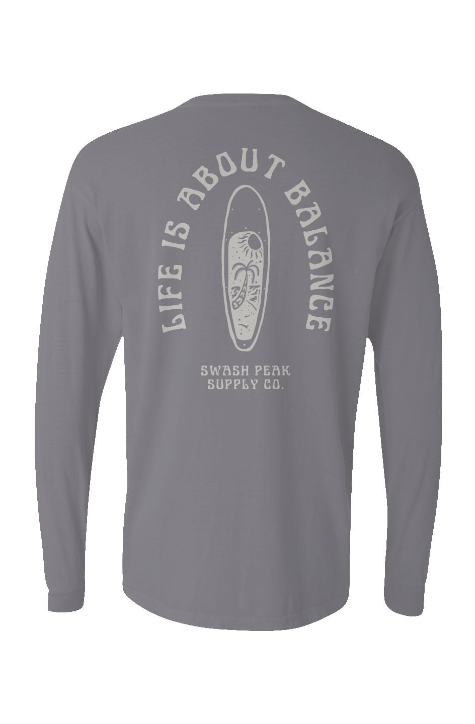 Life Is About Balance Long Sleeve Unisex Tee - Swash Peak