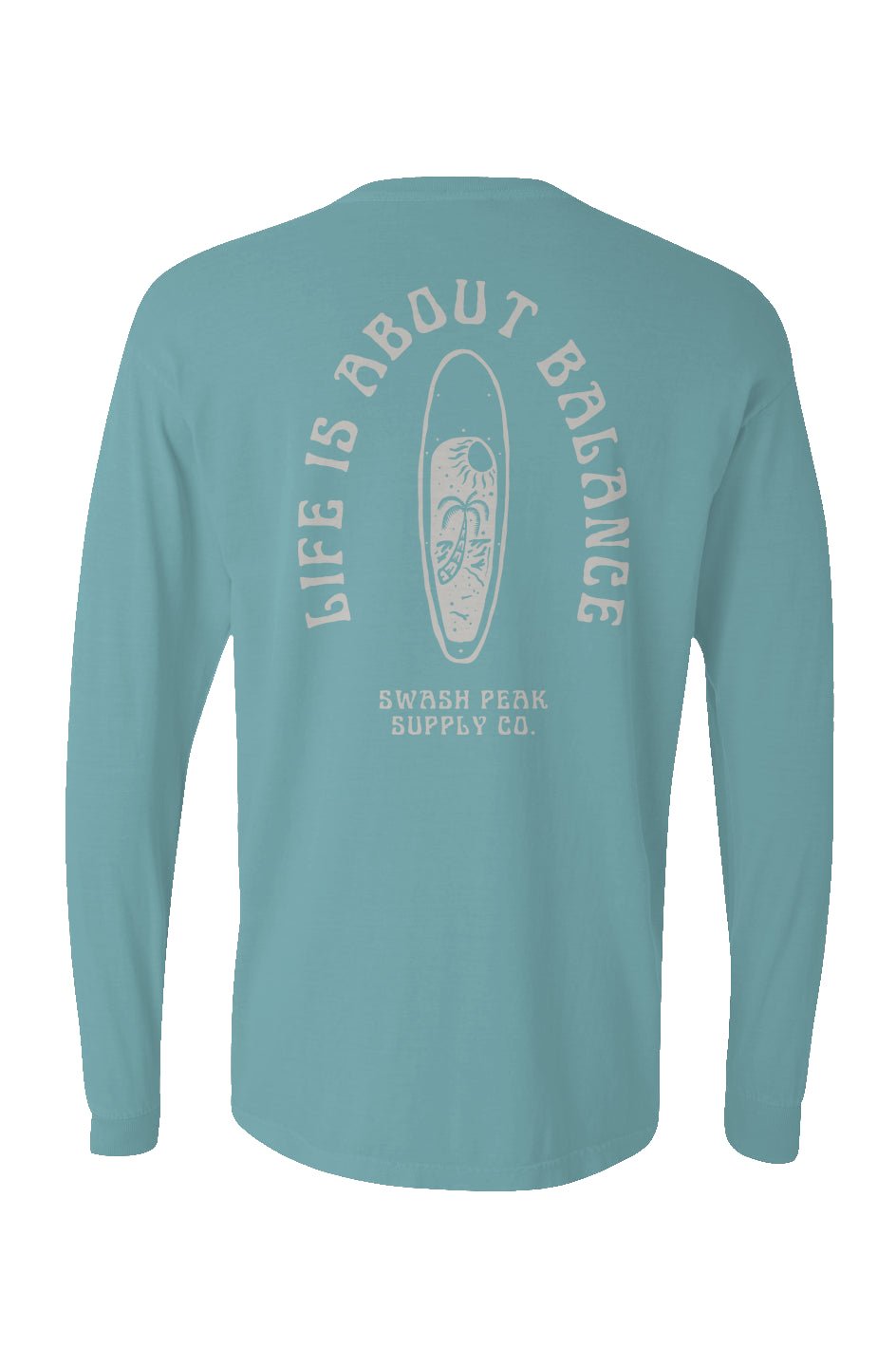 Life Is About Balance Long Sleeve Unisex Tee - Swash Peak