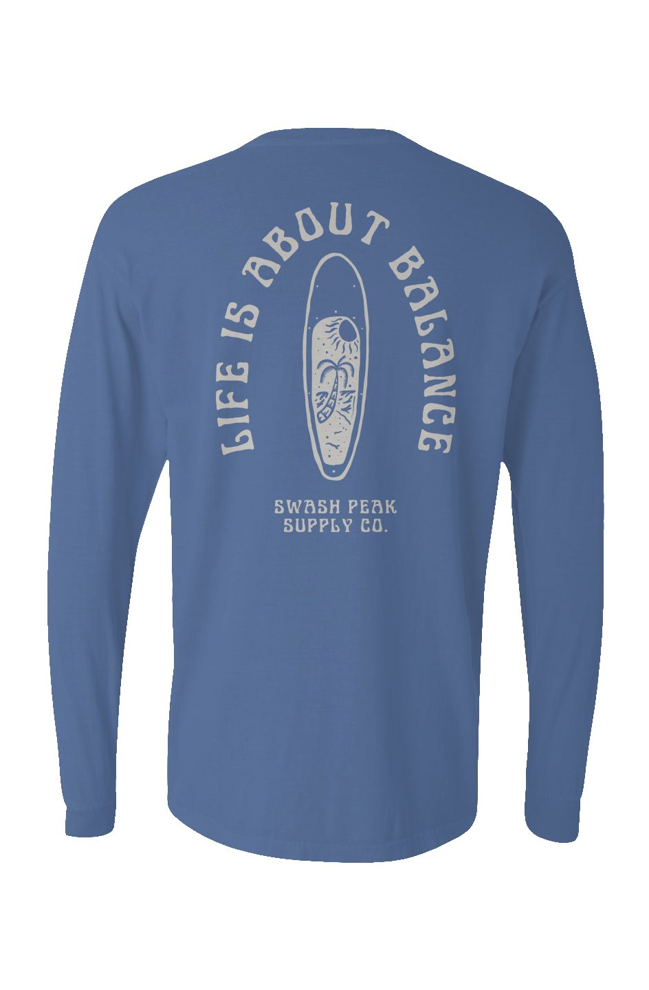 Life Is About Balance Long Sleeve Unisex Tee - Swash Peak
