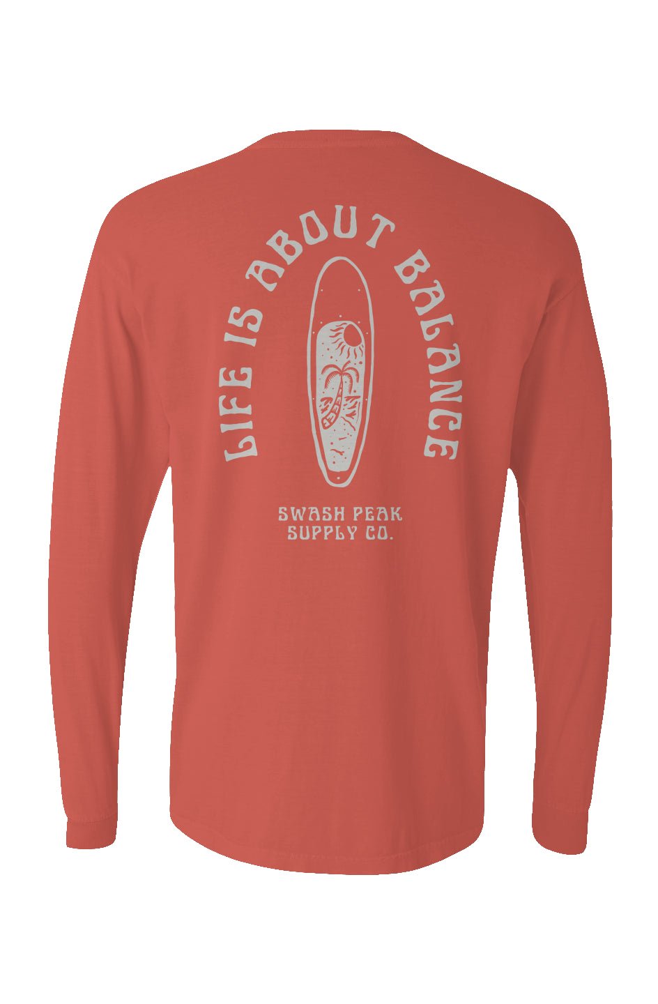 Life Is About Balance Long Sleeve Unisex Tee - Swash Peak