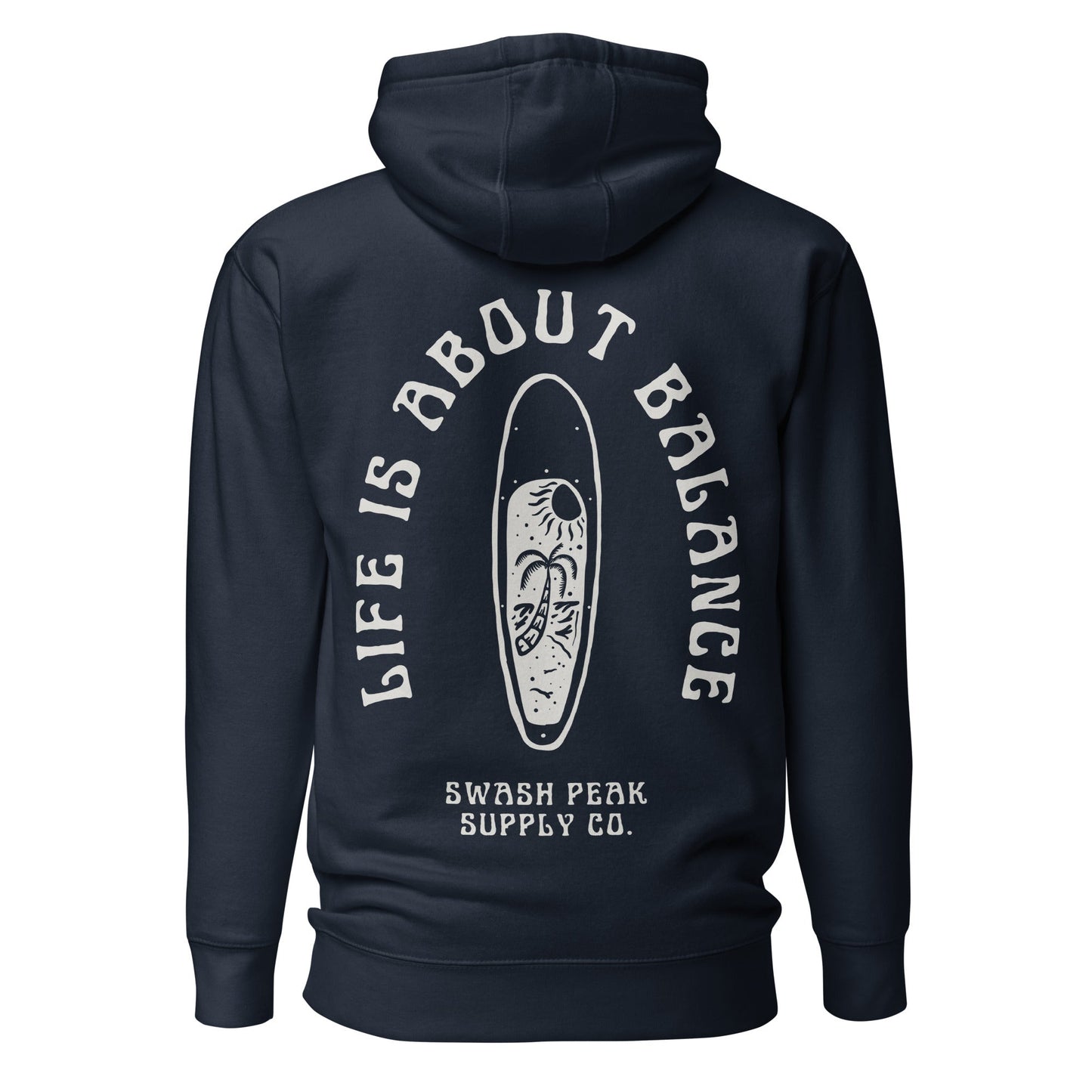 Life Is About Balance Unisex Hoodie - Swash Peak