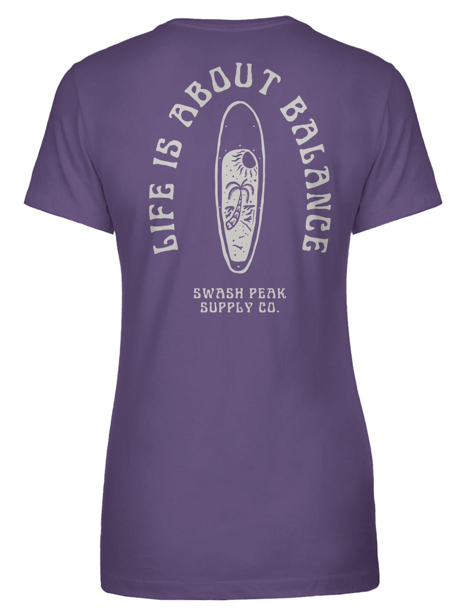 Life is About Balance Women's Tee - Swash Peak