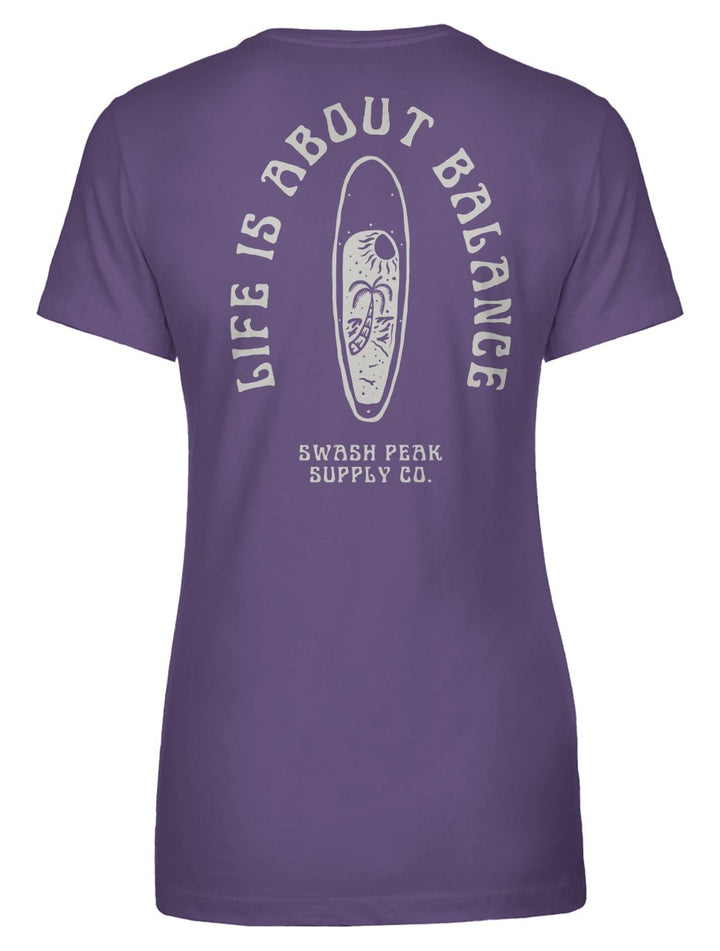 Life is About Balance Women's Tee - Swash Peak