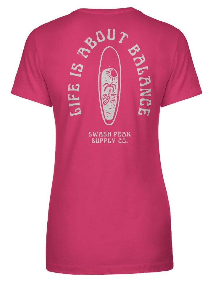 Life is About Balance Women's Tee - Swash Peak