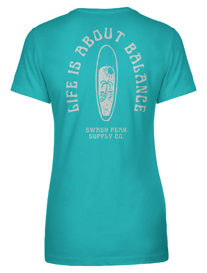 Life is About Balance Women's Tee - Swash Peak