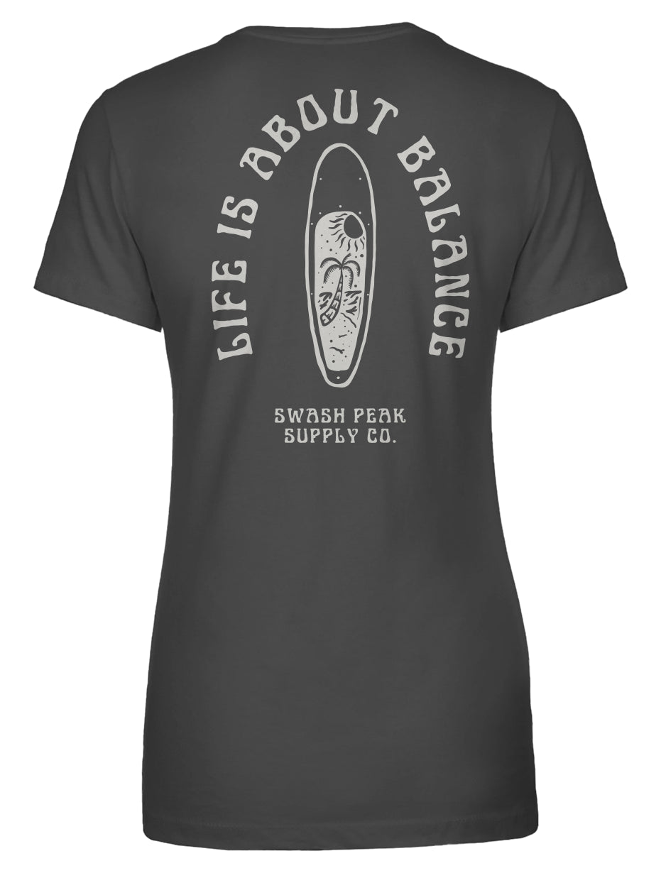 Life is About Balance Women's Tee - Swash Peak